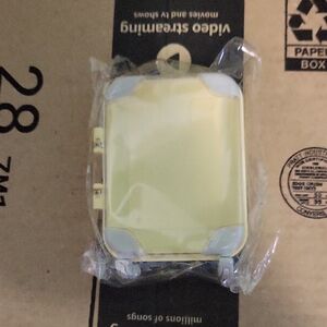 mini Yellow Suitcase